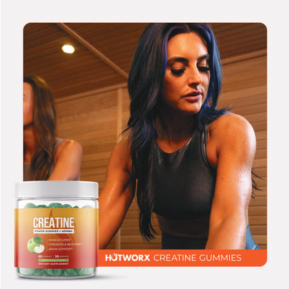 HOTWORX Creatine Gummies-Green Apple