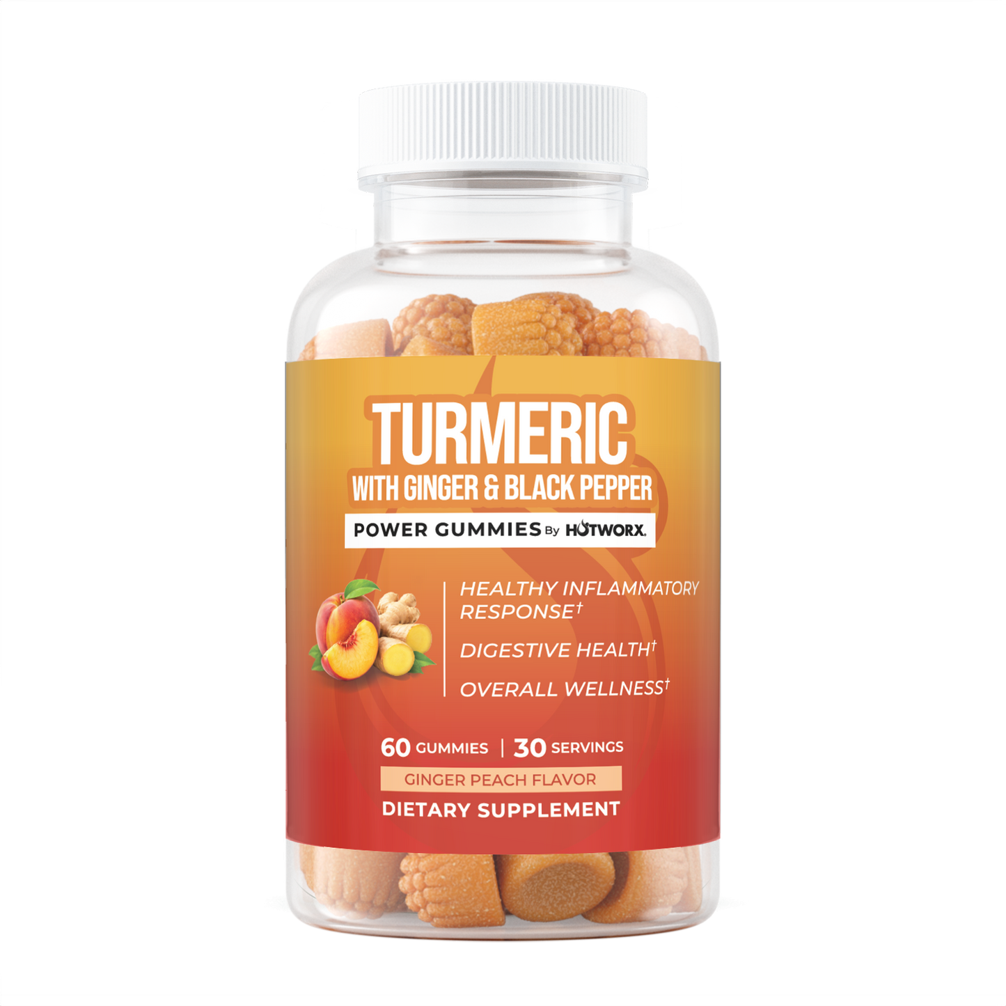 Turmeric With Ginger & Black Pepper Gummies