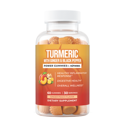 Turmeric With Ginger & Black Pepper Gummies