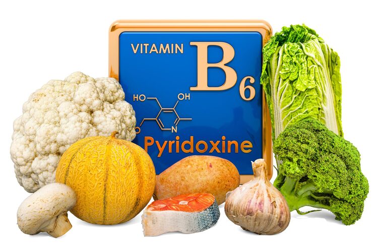 Vitamin B6 (as pyridoxine HCl)