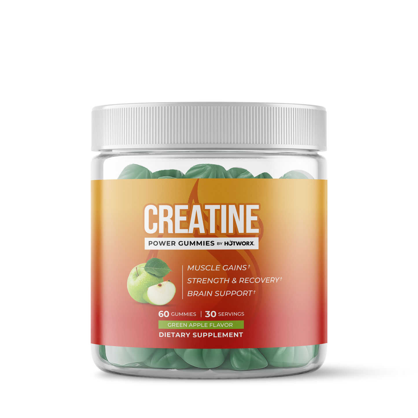 HOTWORX Creatine Gummies-Green Apple