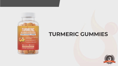 Turmeric With Ginger & Black Pepper Gummies